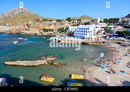 Spanien, Balearen, Mallorca, Cala de Sant Vicenc Stockfoto