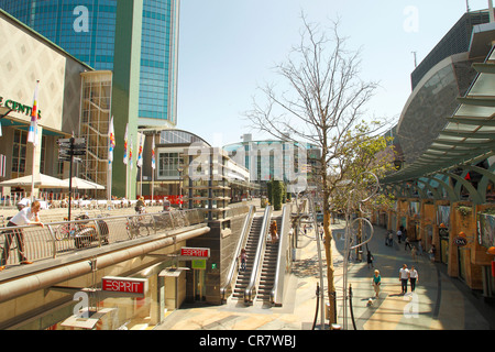 Moderne Architektur, Beurstraverse Einkaufszentrum, Koopgoot, Rotterdam, Holland, Niederlande, Europa Stockfoto