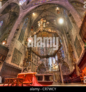 Spanien, Balearen, Mallorca, Palma De Mallorca, Kathedrale (La Seu) Stockfoto