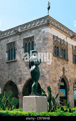 Frankreich, Pyrenäen Orientales, Perpignan, die Venus von Maillol vor Loge de Mer Stockfoto