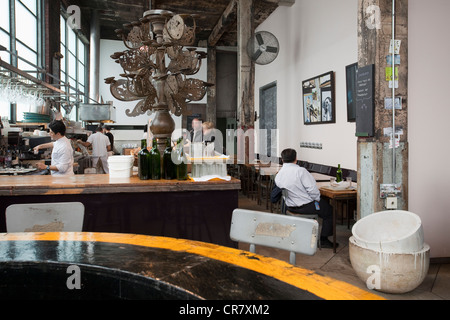 Kanada, Quebec, Montreal, Darling Gießerei Cluny ArtBar restaurant Stockfoto