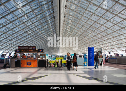 Frankreich, Val d ' Oise, Roissy En France, Charles de Gaulle Airport 2E terminal Stockfoto
