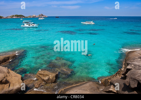 Thailand, nach Norden bis der Andamanküste, Similan Marine Nationalpark, Insel n ° 8 Stockfoto