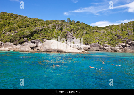 Thailand, nach Norden bis der Andamanküste, Similan Marine Nationalpark, Insel n ° 8 Stockfoto