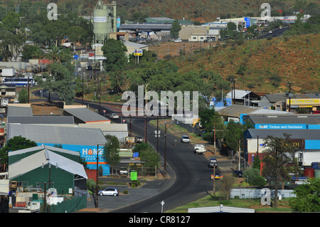 Australien, Northern Territory, rote Mitte, Stadt Alice Springs und West MAc Donnell Ranges National Park Blick vom Anzac Hill Stockfoto