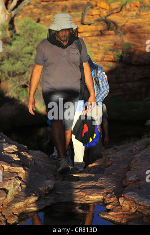 Australia Northern Territory George Gill Range Hügel in der Nähe von Kings Canyon im Watarrka National Park auf Luritja aboriginal land Stockfoto