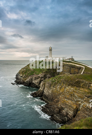 South Stack Leuchtturm, Anglesey, Wales. Stockfoto