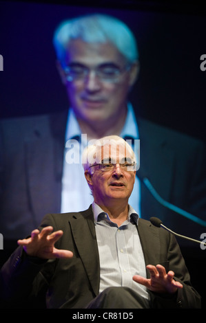 Alistair Darling, britischer Politiker, die anlässlich der Telegraph Hay Festival 2012, Hay-on-Wye, Powys, Wales, UK Stockfoto