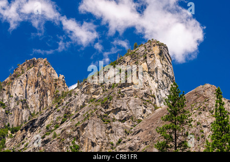 Die drei Brüder, Yosemite-Nationalpark, Kalifornien USA Stockfoto