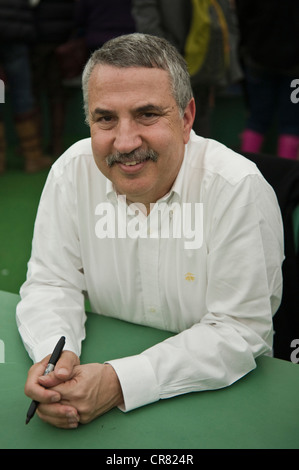 Friedman, US-amerikanischer Journalist und Autor abgebildet auf der Telegraph Hay Festival 2012, Hay-on-Wye, Powys, Wales, UK Stockfoto