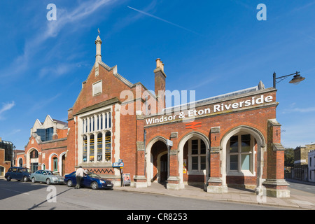 Windsor & Eton Riverside Bahnhof, Windsor, Berkshire, England, Vereinigtes Königreich, Europa Stockfoto