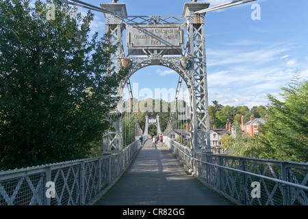 Chester ist eine Stadt in Cheshire, England. Liegend auf dem Fluss Dee Stockfoto