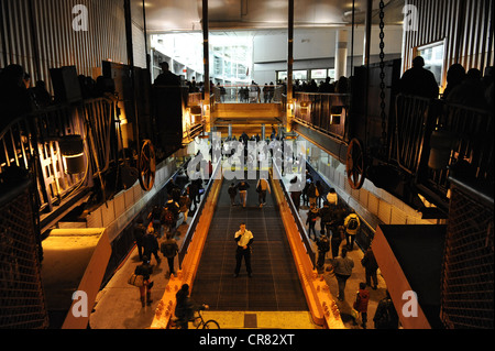 Terminal der Staten Island Ferry, Lower Manhattan, New York City, New York, USA, Nordamerika Stockfoto