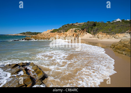 Südafrika, Western Cape, Route 62, Garden Route, Plettenberg, Hobbie Strand, Sitz in der Form eines Wals Geschichte Stockfoto