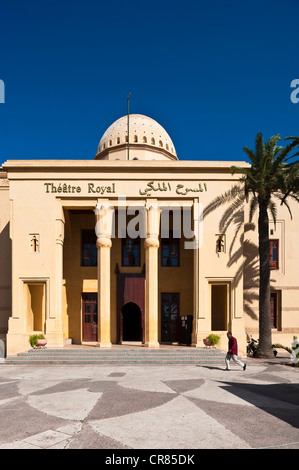 Marokko, hoher Atlas, Marrakesch, Kaiserstadt, Medina UNESCO-Welterbe, Stadtteil Gueliz, Theatre Royal, Oper Stockfoto