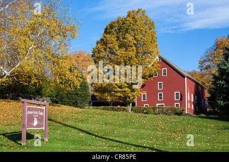 Vereinigte Staaten, New England, Vermont, Bauernhof in Umgebung von Woodstock Stockfoto