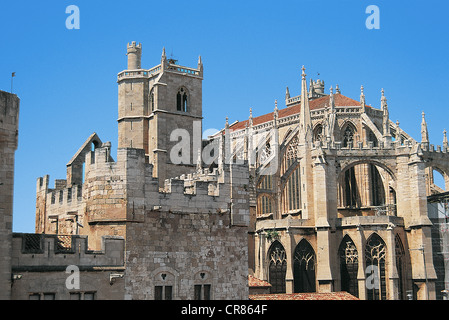 Aude, Frankreich, Narbonne, St nur et Saint Pasteur Stockfoto