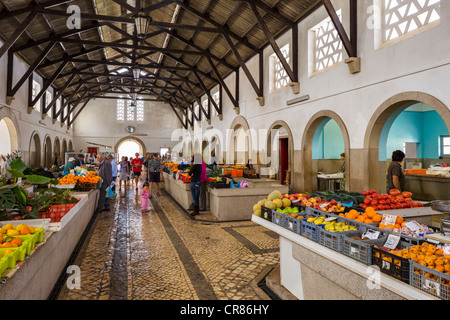 Innenraum des alten Marktes in Silves, Algarve, Portugal Stockfoto