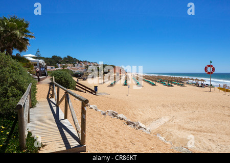 Strand in der exklusiven Anlage von Vale de Lobo, Algarve, Portugal Stockfoto