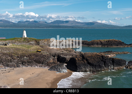 Porth Twr-Mawr auf Llanddwyn Insel Anglesey Nordwales Stockfoto