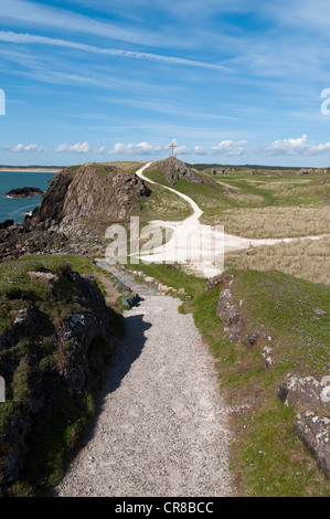 Llanddwyn Insel Anglesey Nordwales Stockfoto
