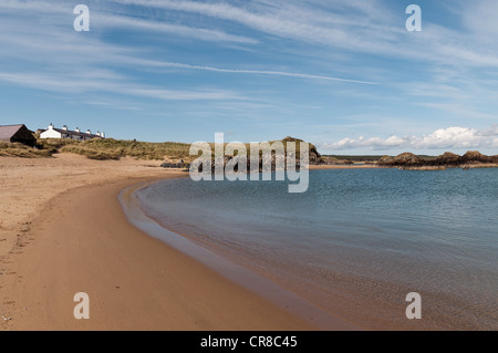 Piloten-Bucht auf Llanddwyn Insel Anglesey North Wales Stockfoto