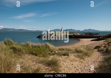 Piloten-Bucht auf Llanddwyn Insel Anglesey North Wales Stockfoto