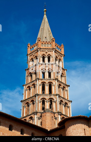 Frankreich, Haute Garonne, Toulouse, ein Anschlag auf el Camino de Santiago, Basilika Saint-Sernin Stockfoto