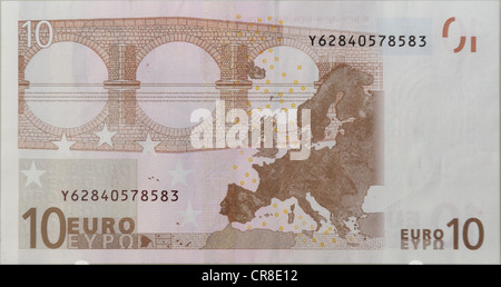 Griechenland 10 Euro-Banknote mit der Seriennummer Y Stockfoto