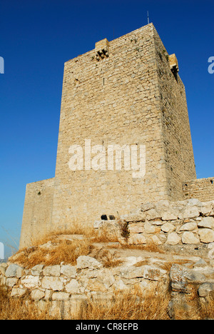 Spanien, Andalusien, Jaen, das Castillo de Santa Catalina (Santa Catalina Castle) Stockfoto