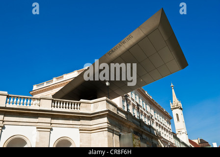 Österreich, Wien, historisches Zentrum UNESCO-Welterbe, Albertina Museum, Museum für bildende Künste und Soravia Wing, groß Stockfoto