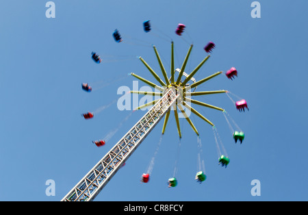 Riesenrad-Spinne vor blauem Himmel Stockfoto