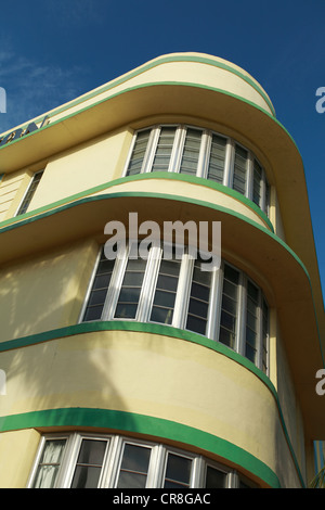 Die Art-Deco-Bereich von Miami, South Beach Stockfoto