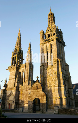 Frankreich, Finistere, Pleyben, Kirchhof Stockfoto