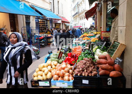 Bouches-du-Rhône, Frankreich, Marseille, rue Longue des Capucins, rungen Markt Stockfoto