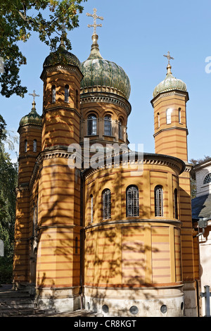 Russisch-orthodoxe Kapelle, Mausoleum von Großherzogin Maria Pavlovna, historischer Friedhof, Weimar, Thüringen, Deutschland, Europa Stockfoto