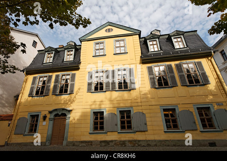 Schillers Aufenthalt in Weimar, Thüringen, Deutschland, Europa Stockfoto