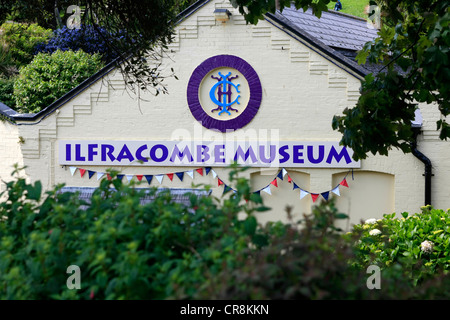 Der Museumsbau Ilfracombe Devon Stockfoto