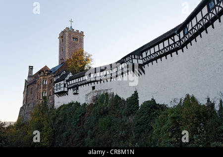 Wartburg bei Eisenach, Thueringer Wald, Thüringen, Deutschland, Europa Stockfoto