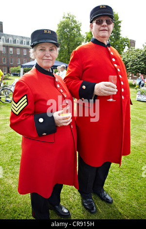 Chelsea Rentner auf der Chelsea Flower Show London UK Stockfoto