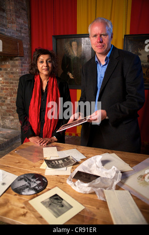 BBC-Dokumentation gedreht Frühjahr 2011 und präsentiert von Meera Syal verraten die Kunstsammlung von Prinz Frederick Duleep Singh Stockfoto