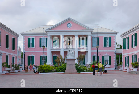 Statue der Königin Victoria im Parliament Square, Nassau, Bahamas Stockfoto