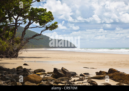 Noah Beach, sandigen Strand, Daintree Nationalpark, Nord-Queensland, Australien Stockfoto