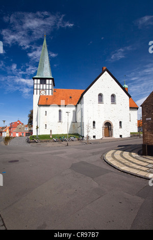 Skt. Nicolaj Kirke-Kirche in Rønne, Bornholm, Dänemark, Europa Stockfoto