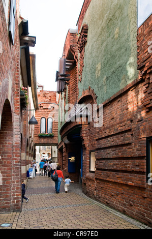 Paula Modersohn-Becker-Museum in der Boettcherstrasse Straße, ein 110m langes Kunstwerk, erbaut in den 1920er Jahren, Bremen, Deutschland, Europa Stockfoto