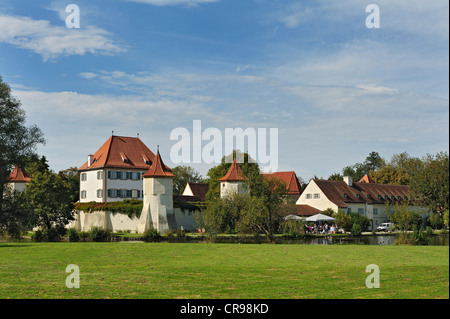 Schloss Blutenburg Schloss, München, Bayern, Deutschland, Europa, PublicGround Stockfoto