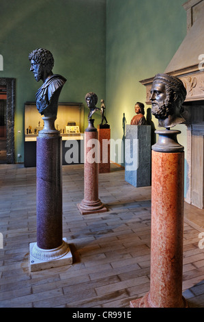 Italienischen Renaissance Büsten, Bayerische Nationalmuseum, Prinzregentenstraße 3, München, Bayern, Deutschland, Europa Stockfoto