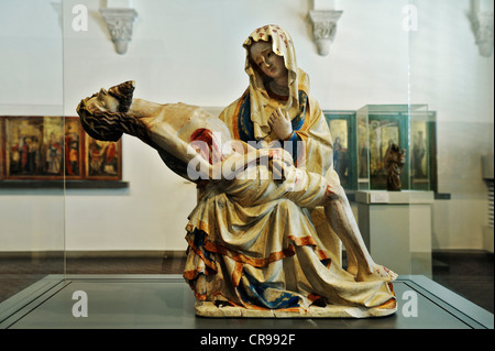 Pieta, wiegt die Leiche von Jesus, Maria Vesperbild, von 1390/1400, von Benediktiner-Kloster Seeon Abbey aufgerufen Stockfoto