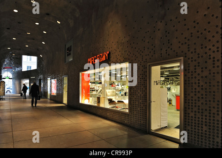 Magazin zu speichern, in der Fuenf Hoefe Einkaufspassage, München, Bayern, Deutschland, Europa Stockfoto