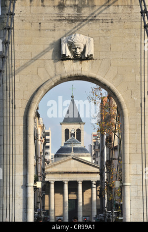 Passerelle du College Brücke, Lyon, Frankreich Stockfoto